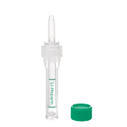Multivette® 600 Lithium heparin LH, 600 µl, cap green, screw cap