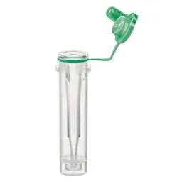 Microvette® CB 300 Lithium heparin LH, 300 µl, cap green, push cap, flat base