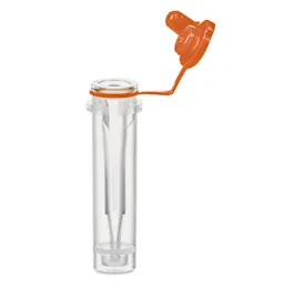 Microvette® CB 300 Lithium heparin LH, 300 µl, cap orange, push cap, flat base