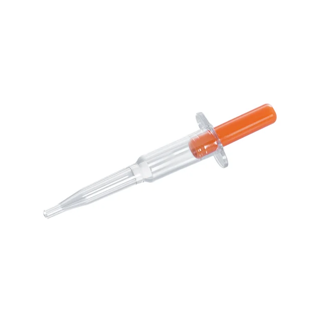 Minivette® POCT Heparina de lítio LH, 100 µl, desentupidor laranja, código de cor EU, 200 unid./pacote