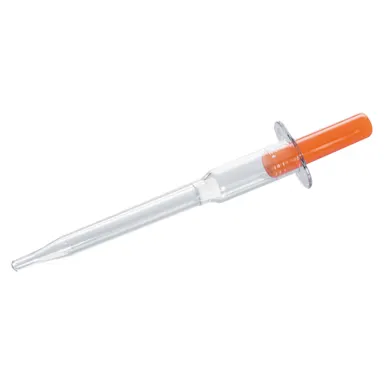 Minivette® POCT Lithium heparin LH, 200 µl, plunger orange, colour code EU, 150 piece(s)/bag