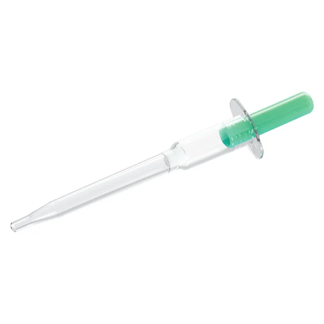 Minivette® POCT Heparina de lítio LH, 200 µl, desentupidor verde, código de cor ISO, 150 unid./pacote