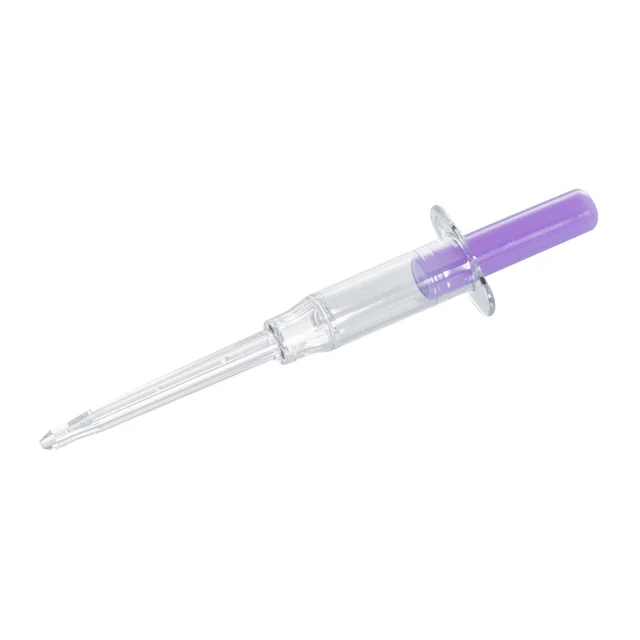 Minivette® POCT EDTA K3, 50 µl, desentupidor violeta, código de cor ISO, 200 unid./pacote