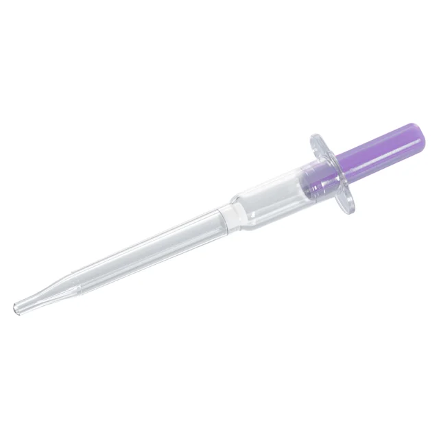 Minivette® POCT EDTA K3, 200 µl, desentupidor violeta, código de cor ISO, 150 unid./pacote