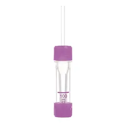 Microvette® 100 EDTA K3E, 100 µl, cap violet, flat base