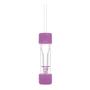 Microvette® 100 EDTA K3E, 100 µl, cap violet, flat base
