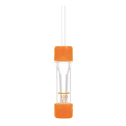 Microvette® 100 Lithium heparin LH, 100 µl, cap orange, flat base