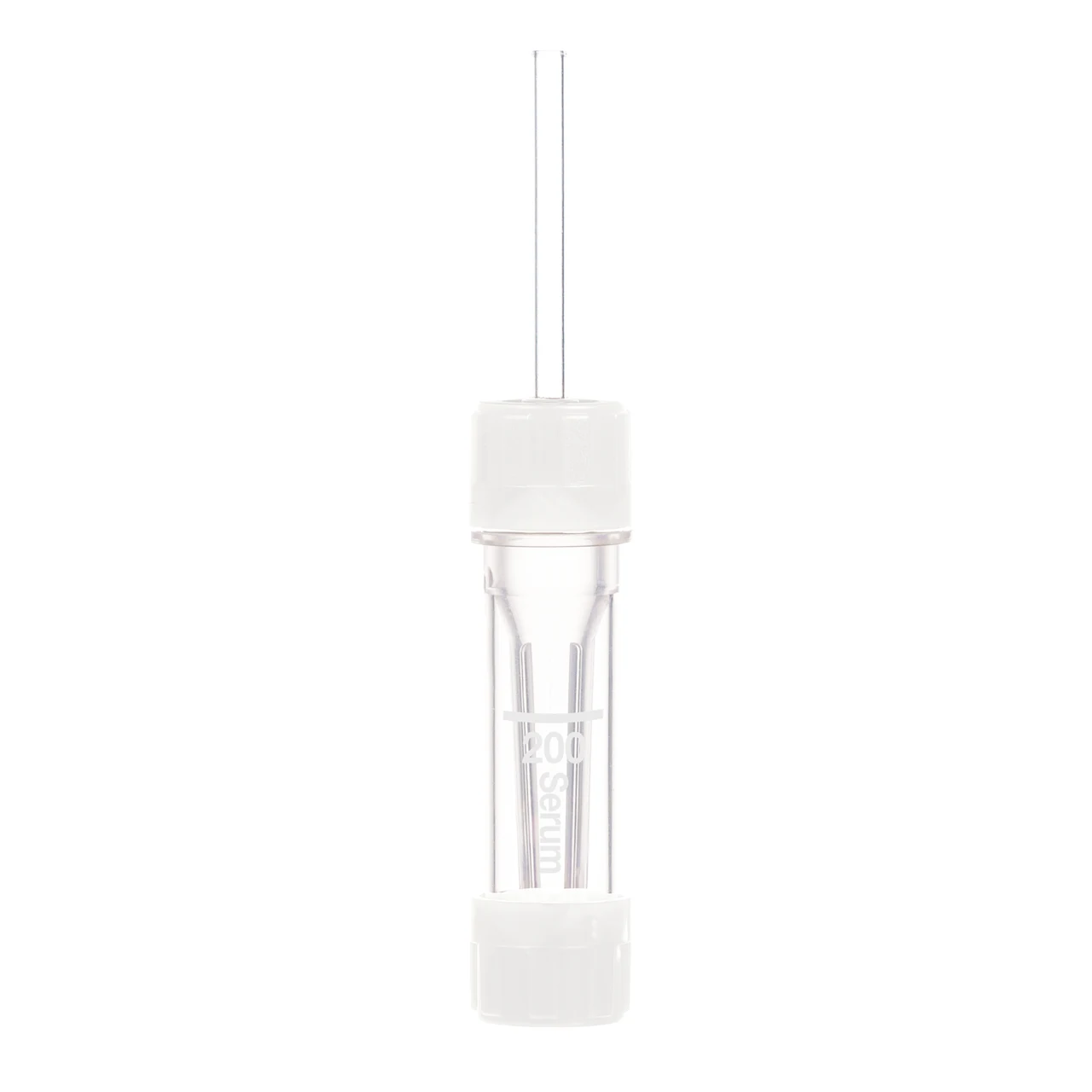 Microvette® 200 Sérum CAT, 200 µl, bouchon blanc, fond plat