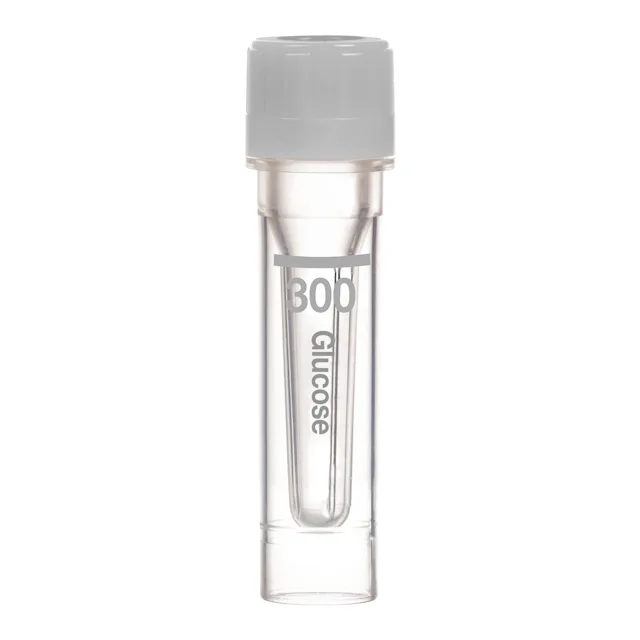 Microvette® 300 Fluoride/heparin FH, 300 µl, cap grey, flat base