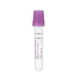Microvette® APT 500 EDTA K2E, 500 µl, cap violet, cap, round base