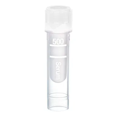 Microvette® 500 Serum CAT, 500 µl, cap white, flat base