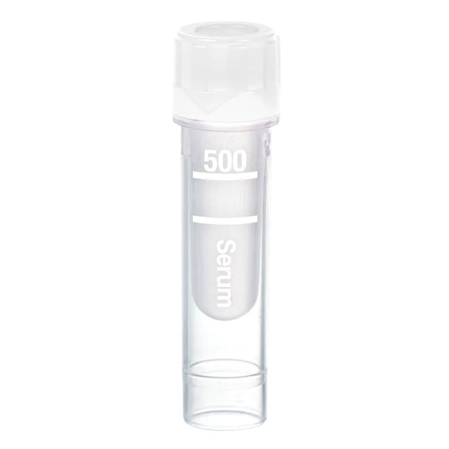 Microvette® 500 Serum CAT, 500 µl, cap white, flat base