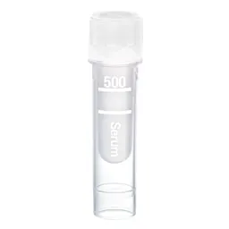 Microvette® 500 Serum CAT, 500 µl, cap white, flat base