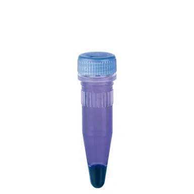 Micro sample tube 100 µl brillant, 100 µl, screw cap