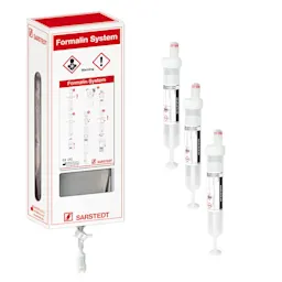 Set Formol, Solution tamponnée de formaline de 450 ml, S-Monovette® 9 ml