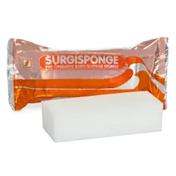 SURGISPONGE, impregnated with 4% chlorhexidine gluconate solution