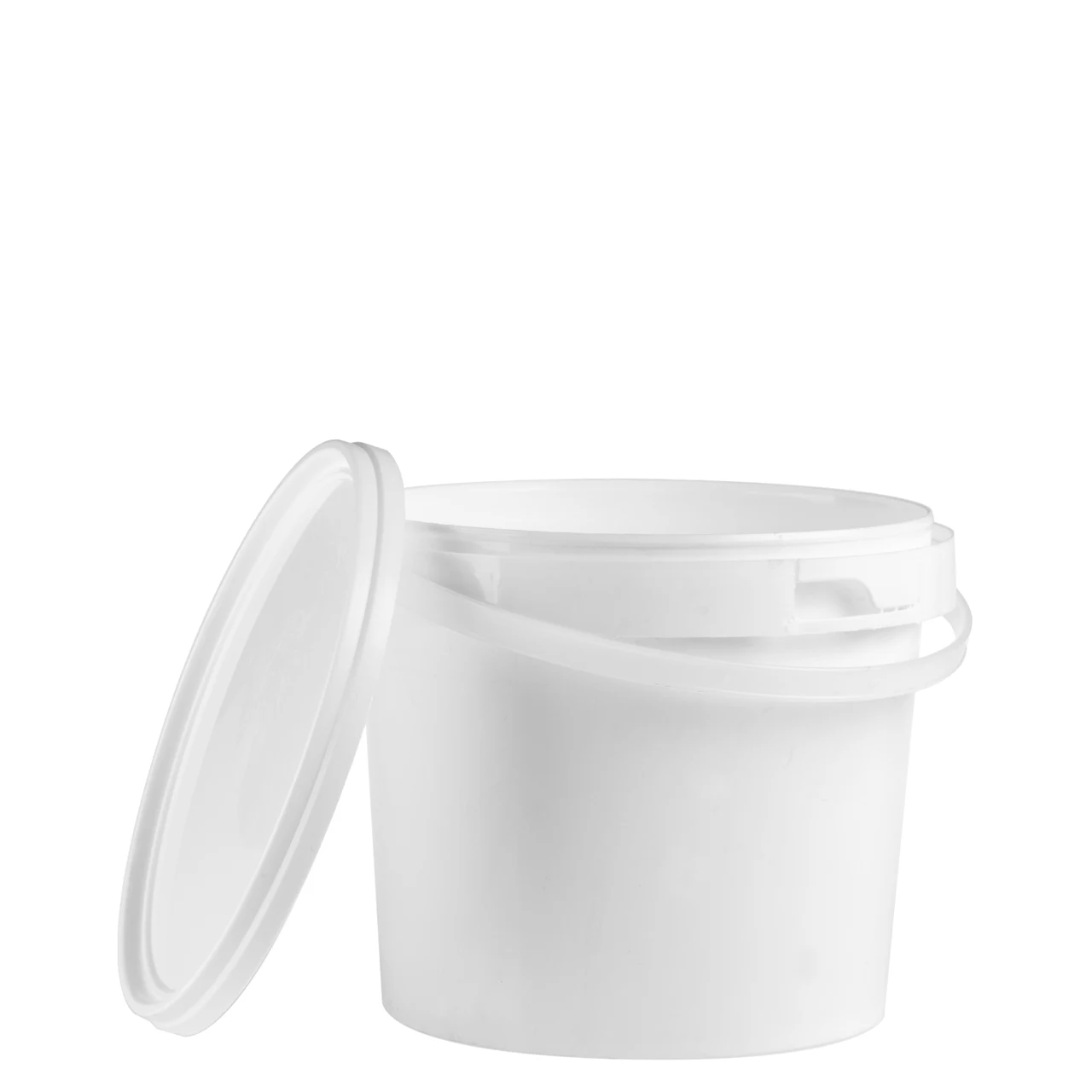 Bucket, 2 l, (ØxH): 154 x 180 mm, white, PP