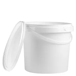 Bucket, 5 l, (ØxH): 189 x 200 mm, white, PP