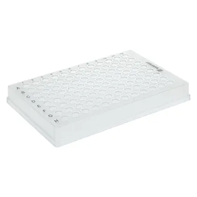 PCR plate full skirt, 96 well, transparent, Low Profile, 100 µl, PCR Performance Tested, PP