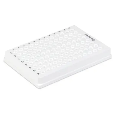 PCR plate full skirt, 96 well, white, Low Profile, 100 µl, PCR Performance Tested, PP