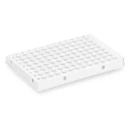 PCR plate half skirt, 96 well, white, Low Profile, 100 µl, PCR Performance Tested, PP