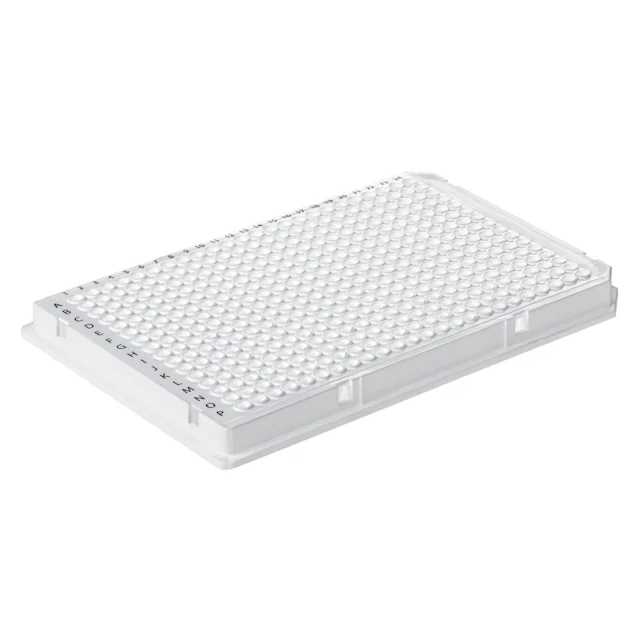 Plaque PCR jupe intégrale, 384 puits, blanc, Low profile, 40 µl, PCR Performance Tested, PP