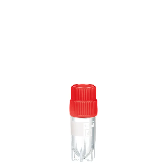 CryoPure tubes, 1 ml, QuickSeal screw cap, red