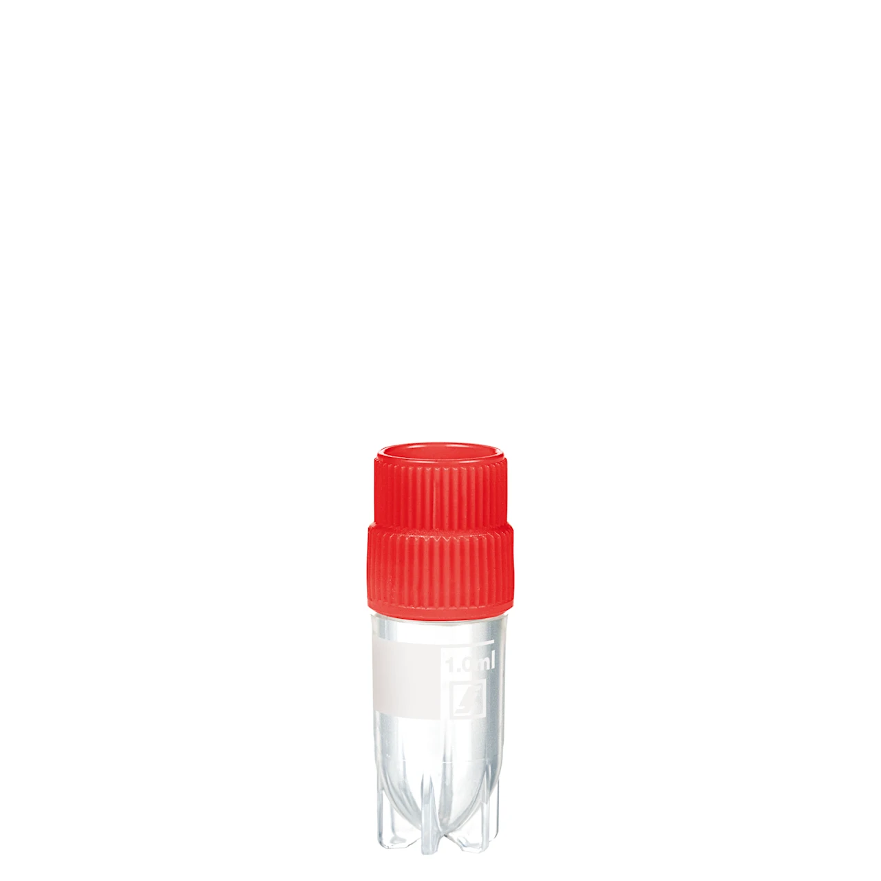 CryoPure tubes, 1 ml, QuickSeal screw cap, red