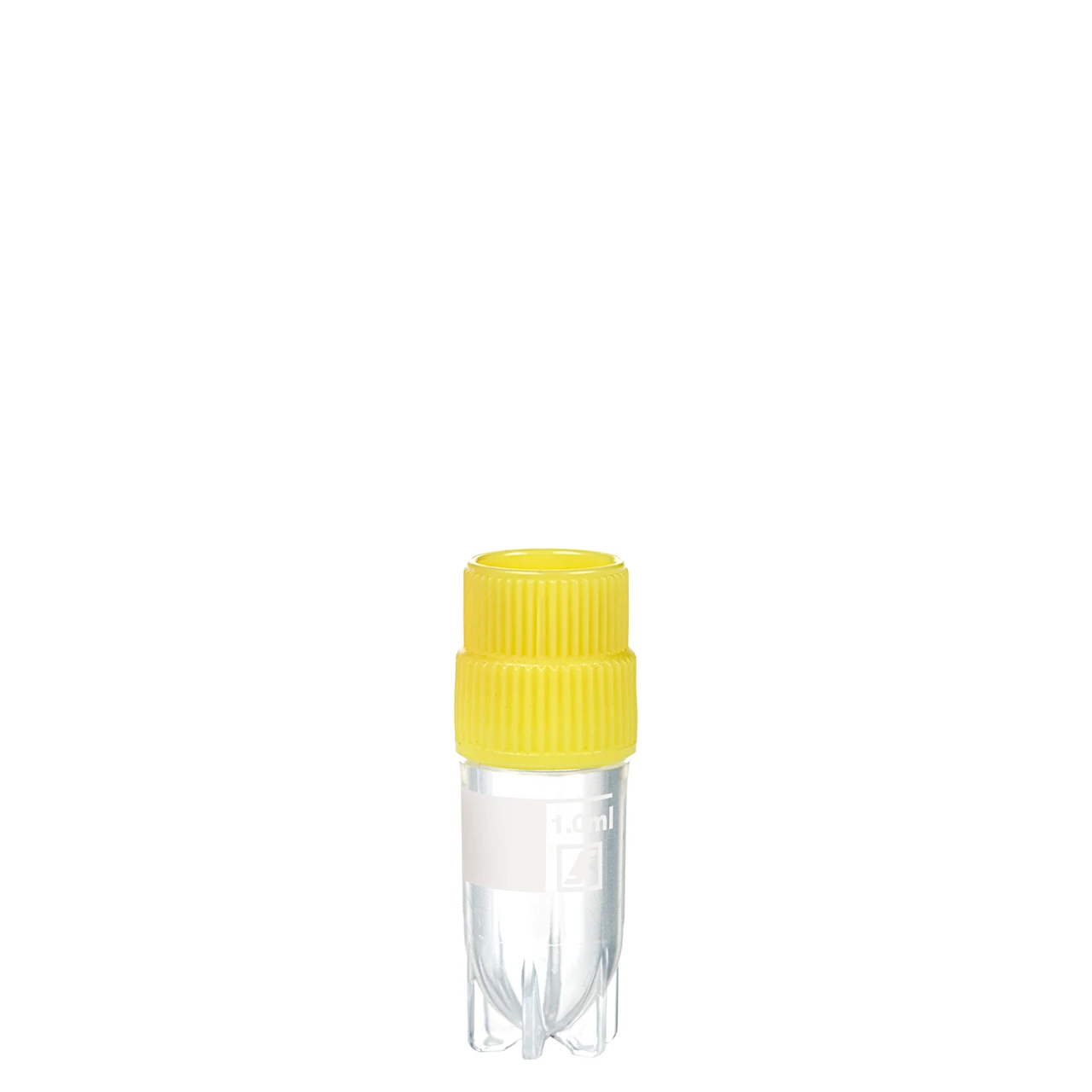 CryoPure tubes, 1 ml, QuickSeal screw cap, yellow
