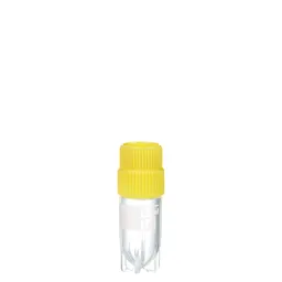 CryoPure tubes, 1.2 ml, QuickSeal screw cap, yellow