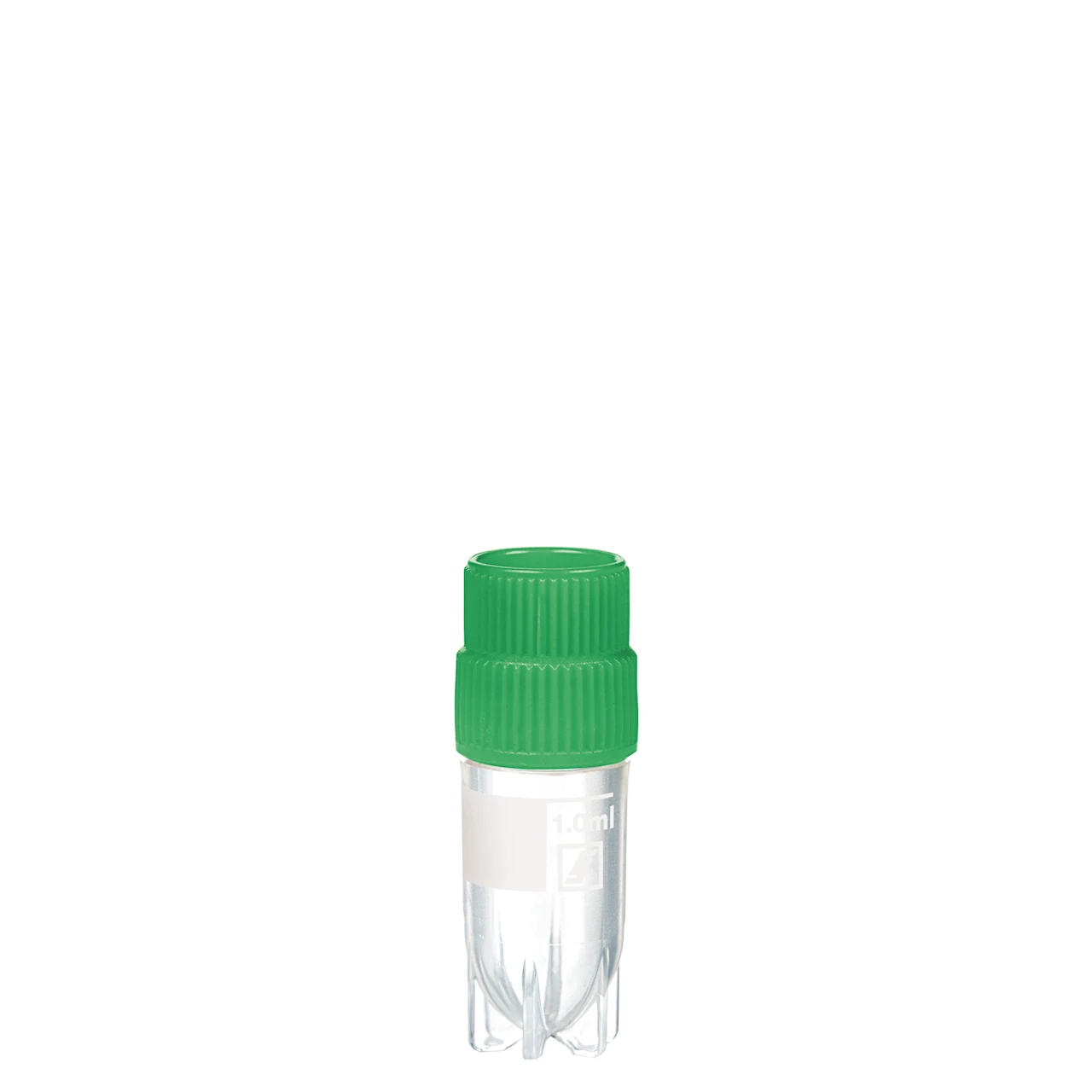 CryoPure tubes, 1 ml, QuickSeal screw cap, green