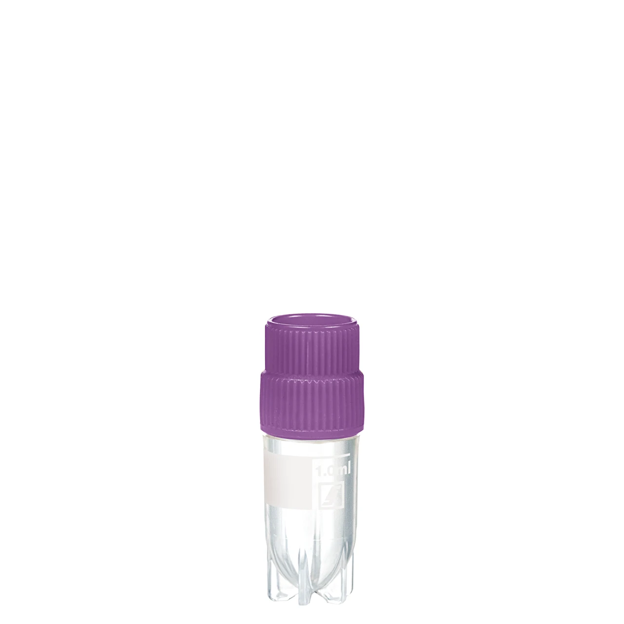 CryoPure tubes, 1 ml, QuickSeal screw cap, violet