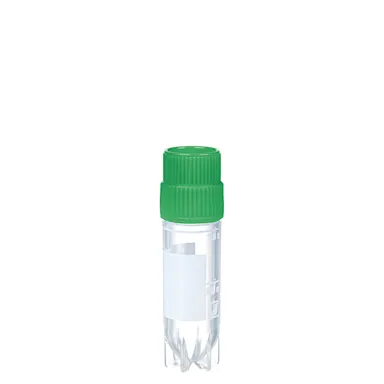 CryoPure tubes, 2 ml, QuickSeal screw cap, green