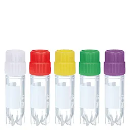 CryoPure tubes, 2 ml, QuickSeal screw cap, colour mix