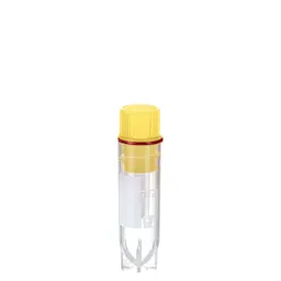 CryoPure tubes, 2 ml, QuickSeal screw cap, yellow