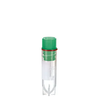 CryoPure tubes, 2 ml, QuickSeal screw cap, green