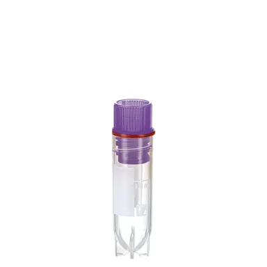 CryoPure tubes, 2 ml, QuickSeal screw cap, violet