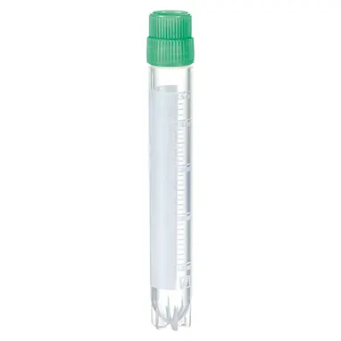 CryoPure tubes, 5 ml, QuickSeal screw cap, green