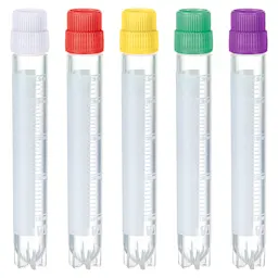 CryoPure tubes, 5 ml, QuickSeal screw cap, colour mix
