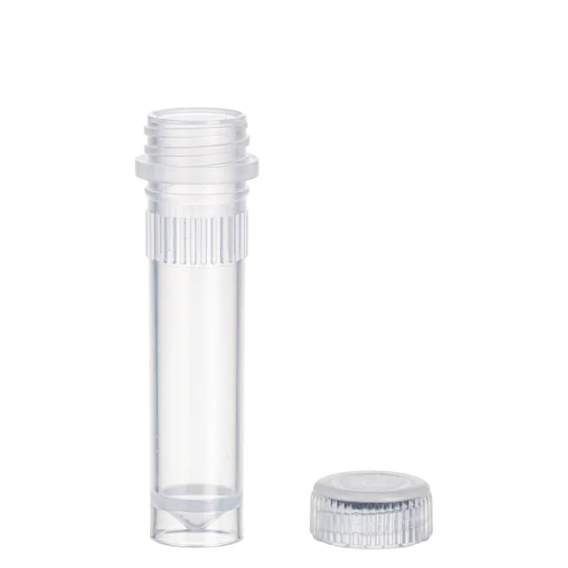 Microtubo com tampa de rosca, 2 ml