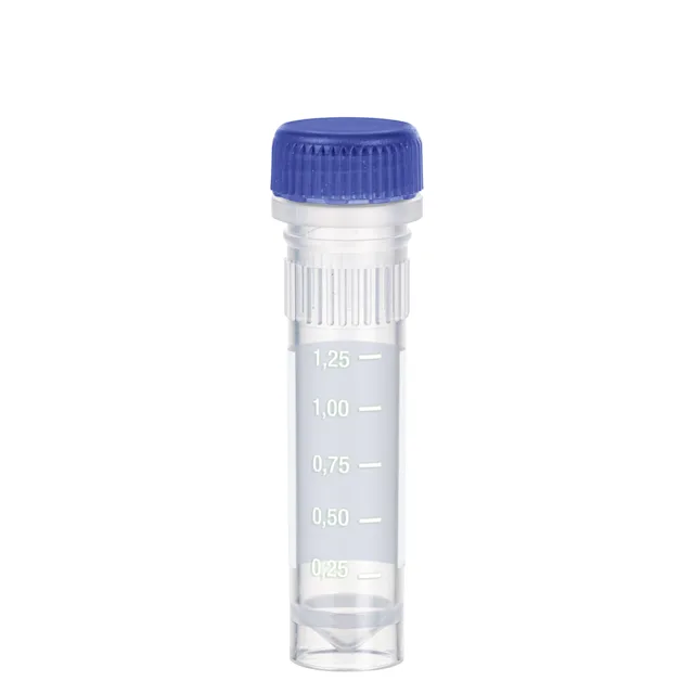 Microtubo com tampa de rosca, 2 ml, estéril