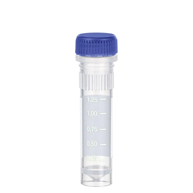Microtubo roscado, 2 ml, estéril