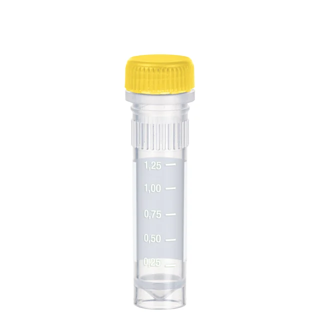 Microtubo roscado, 2 ml, estéril