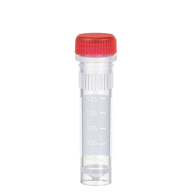Microtubo roscado, 2 ml, estéril