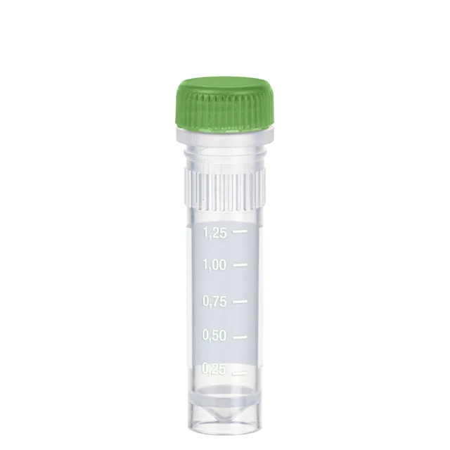 Microtubo com tampa de rosca, 2 ml, estéril