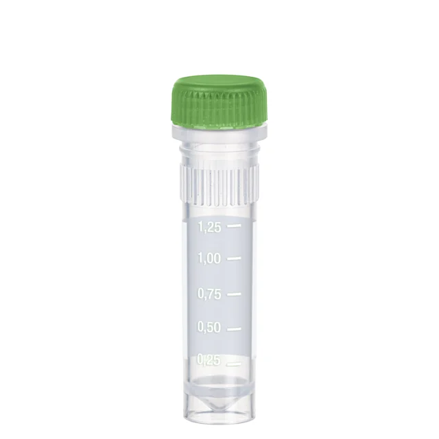 Microtubo roscado, 2 ml, estéril