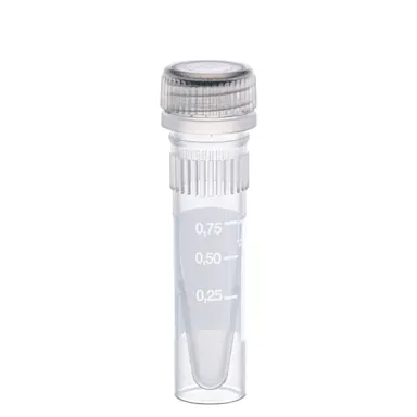 Screw cap micro tube, 1.5 ml, PCR Performance Tested