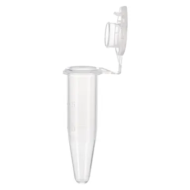 PCR single tube, 0.5 ml, Biosphere® plus, transparent, PP, flat cap