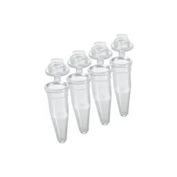 PCR strip of 4, 200 µl, Biosphere® plus, transparent, PP, flat cap
