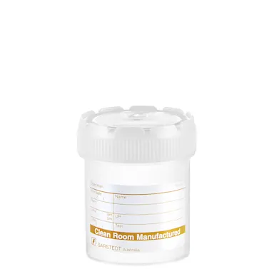 Pot multi-usage, volume max. : 70 ml, (L x Ø) : 55 x 44 mm, gradué(e), PP, translucide, avec étiquette papier